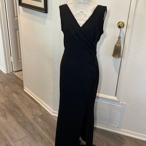 Black formal gown NWT size Large